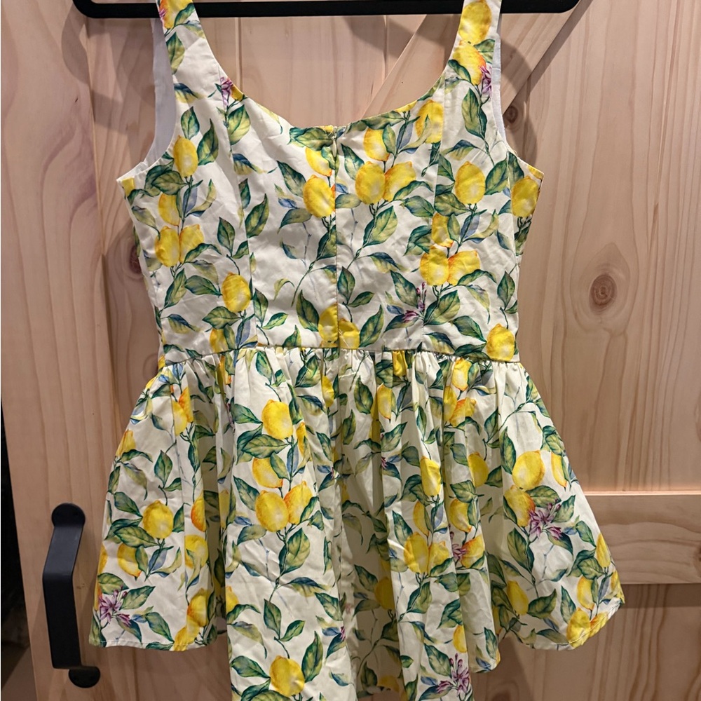 NWT Fashion Nova lemon dress with built-in shorts for modesty - Picture 4 of 8